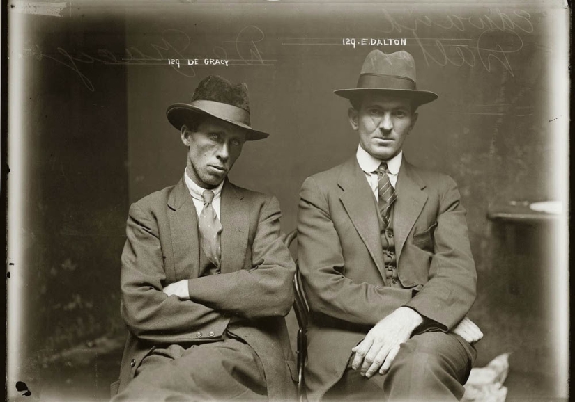 Retratos de criminales de la década de 1920