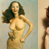 Retratos de damas: Julianne Moore en interpretaciones de moda de grandes pinturas