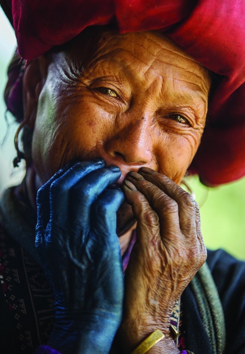 Retratos llamativos de representantes de las tribus del norte de Vietnam