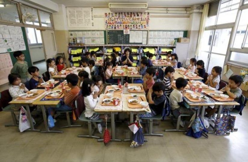 Rice and fish as part of education: how Japanese children are taught to eat right