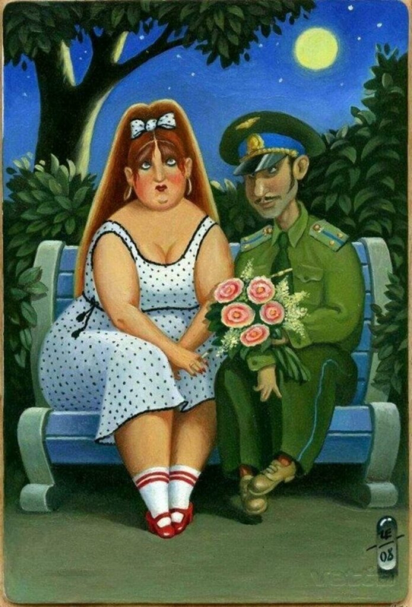 Romance with humor from cartoonist Igor Elistratov