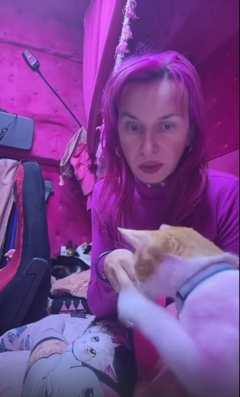 &quot;Romanian Barbie&quot;: Europe&#39;s most unusual truck driver drives a pink truck