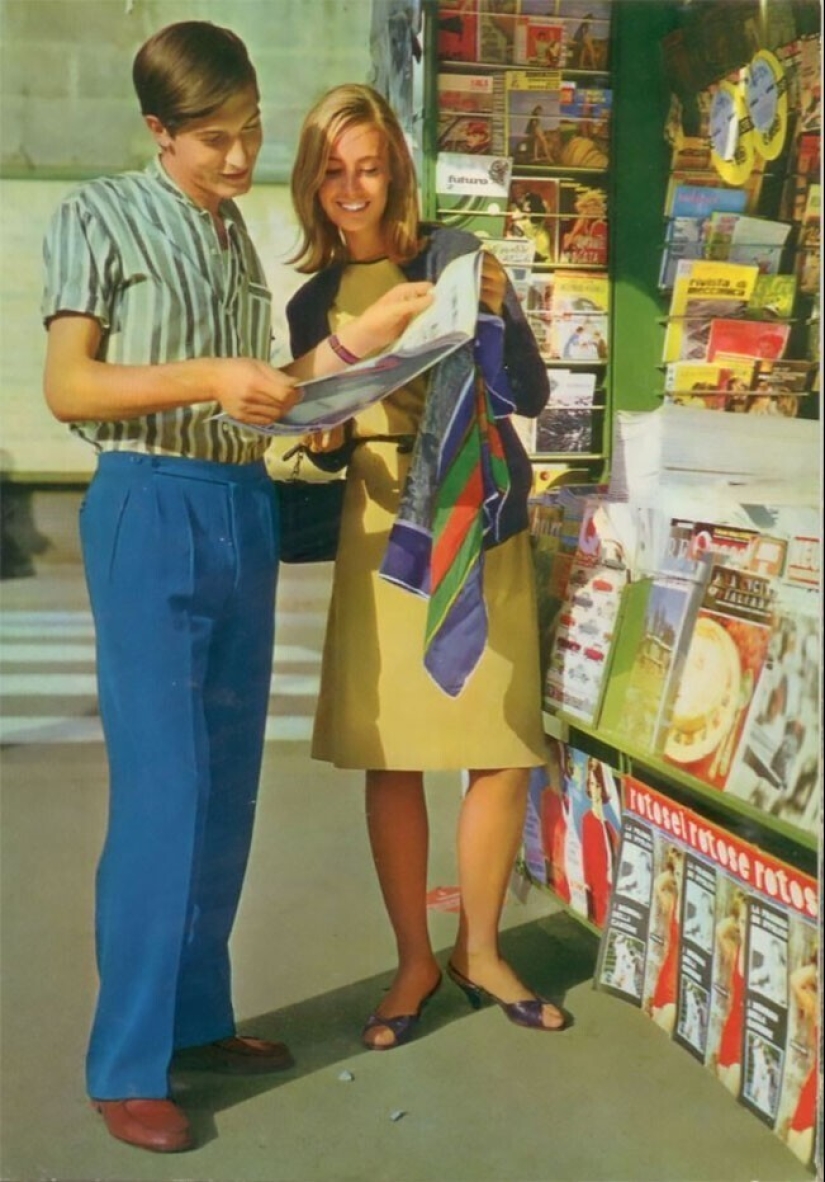 Romantic photos of couples from 1960‑ies