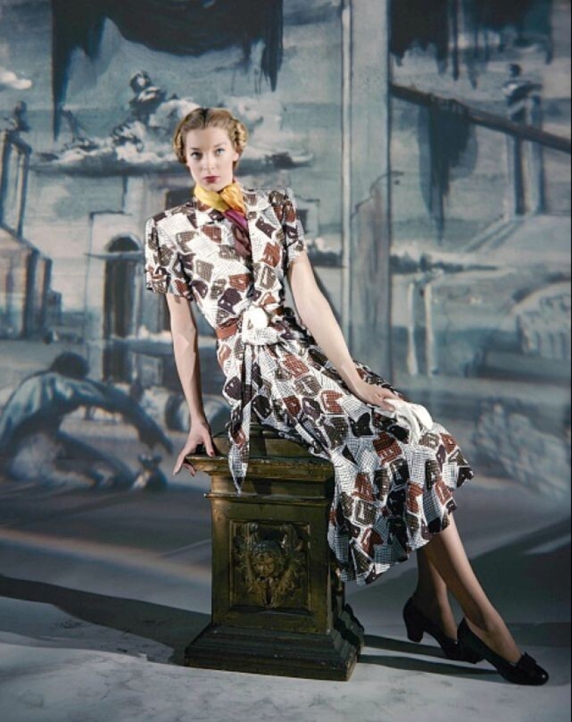 Russian trace in the Western gloss: fashion photos of Sergei Balkin of the 1940s