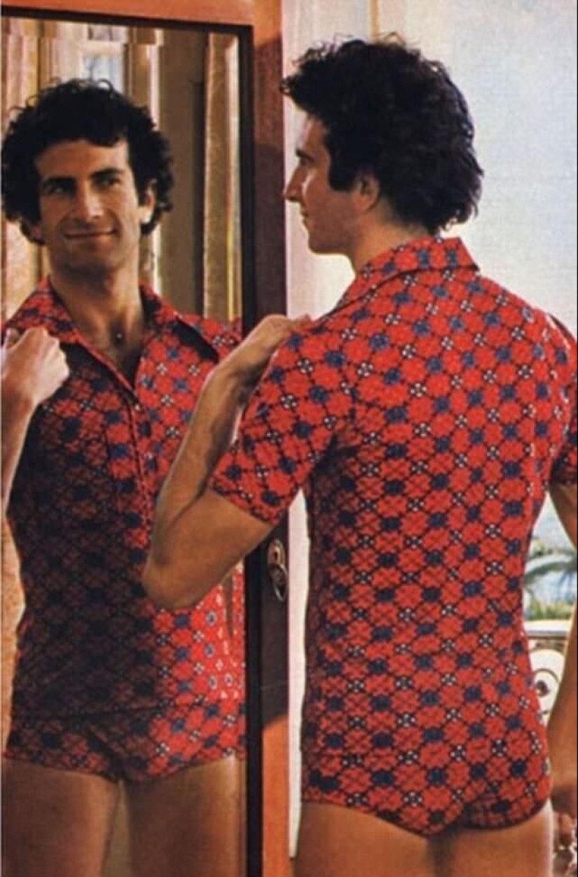 Ruthless men's fashion of the 70s