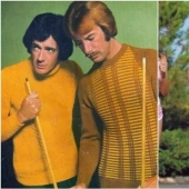 Ruthless men's fashion of the 70s