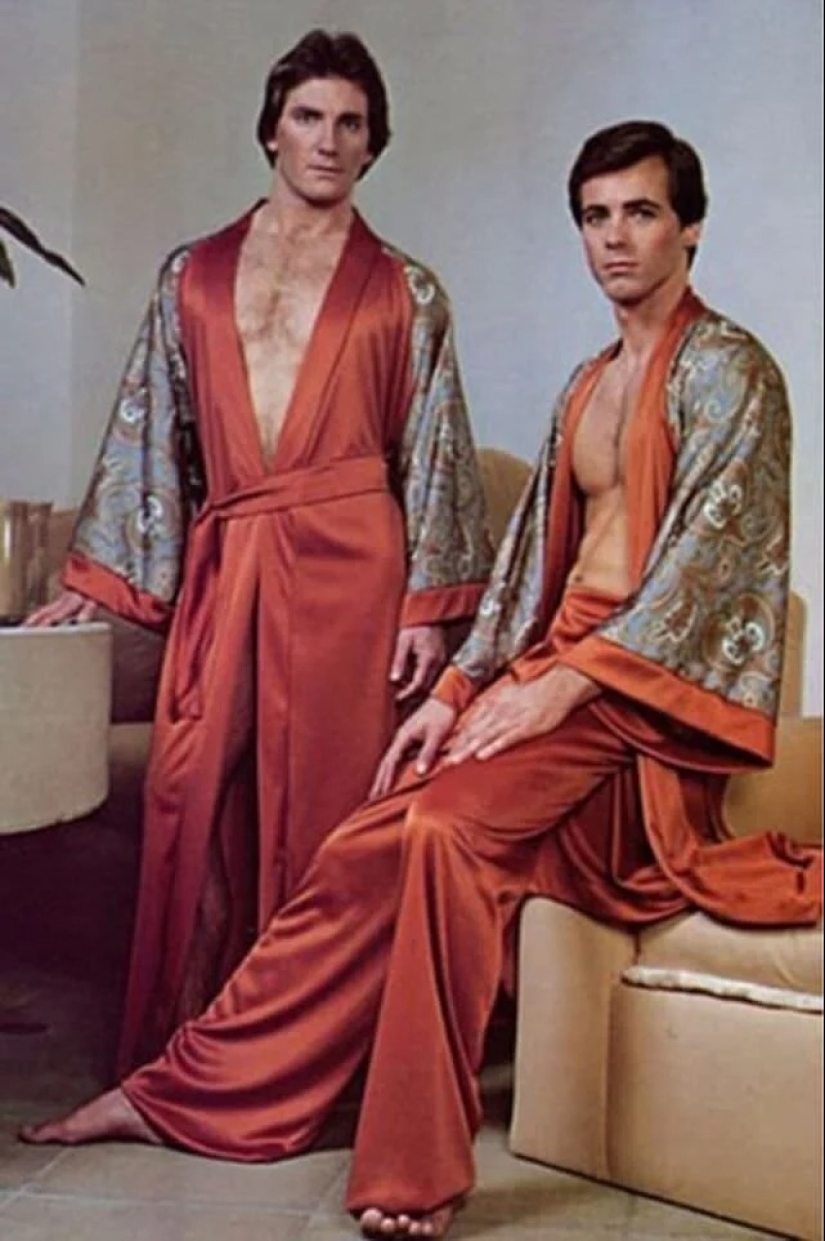 Ruthless men's fashion of the 70s