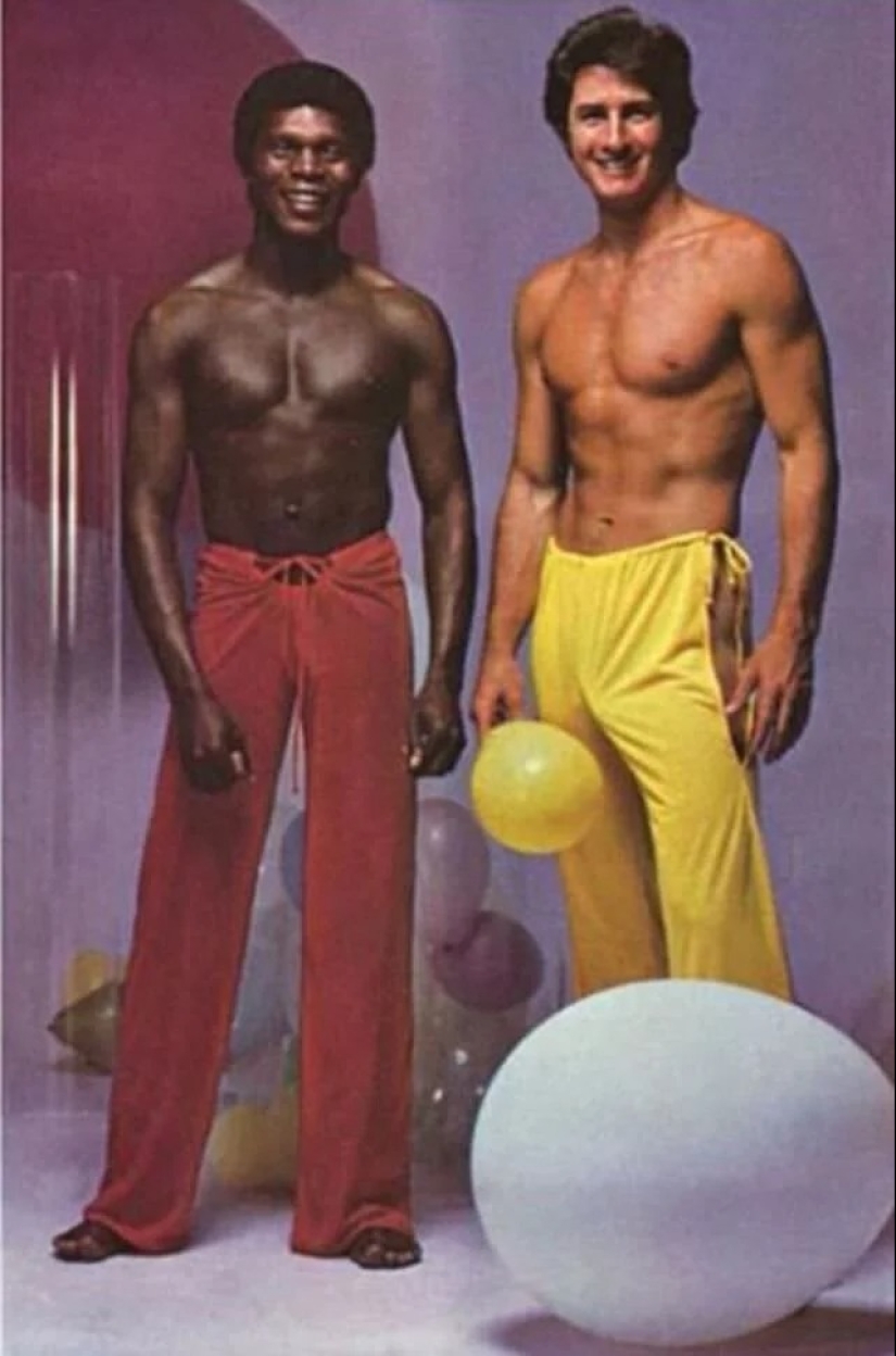 Ruthless men's fashion of the 70s