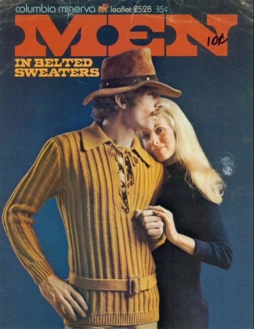 Ruthless men's fashion of the 70s