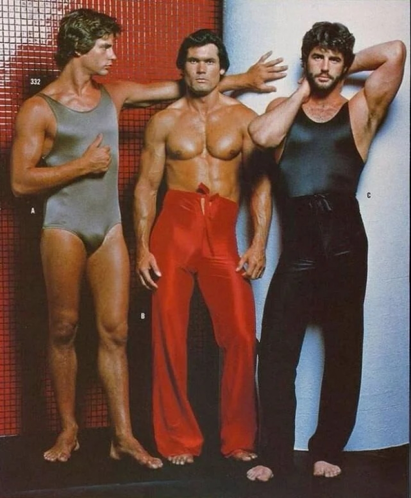 Ruthless men's fashion of the 70s