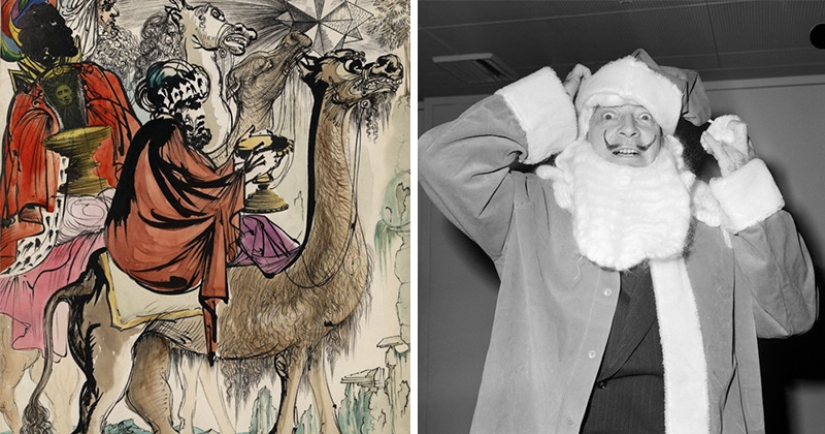Salvador Dali's Christmas cards — festive mood from the genius of surrealism