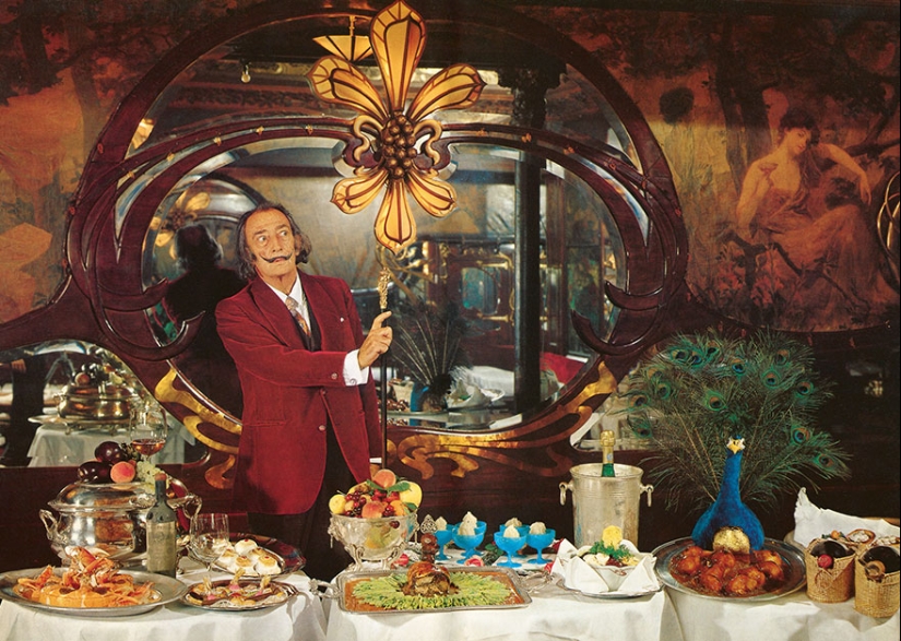 Salvador Dali's Cookbook with non-child illustrations