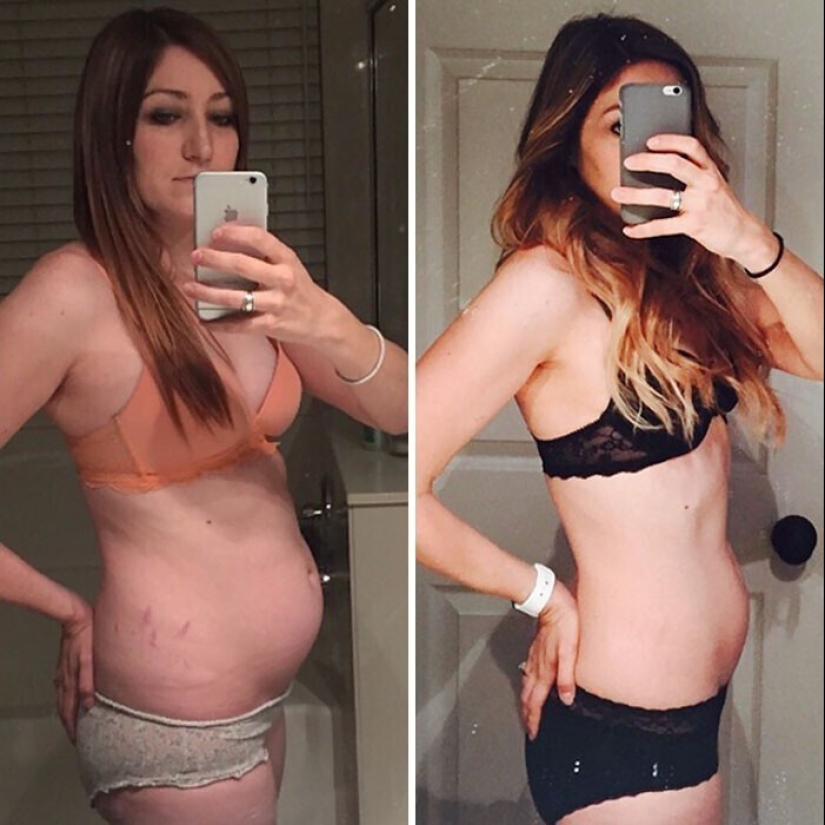 Same weight, different body: 30 examples of "before" and "after" training in the gym