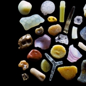 Sand under a microscope