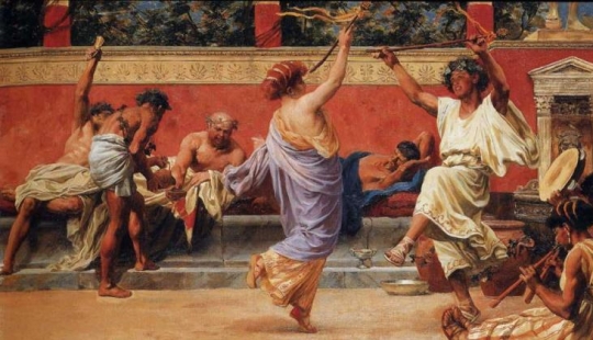 Saturnalia es una fiesta suelta de los antiguos romanos, que reemplazó a la Navidad para ellos