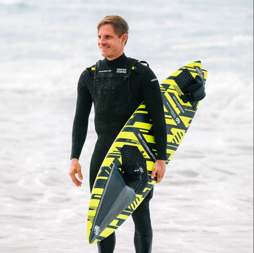 Sebastian Steudtner pudo haber batido su propio récord al montar una ola de 93,73 pies en Nazaré