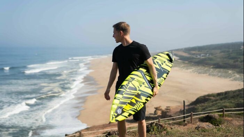 Sebastian Steudtner pudo haber batido su propio récord al montar una ola de 93,73 pies en Nazaré