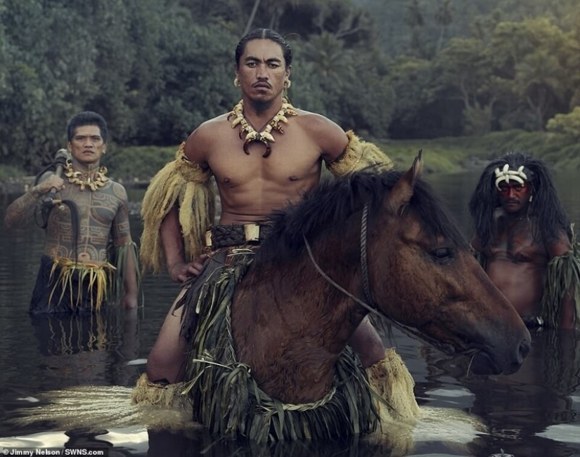 Secluded tribe with incredibly beautiful people in the lens Jimmy Nelson