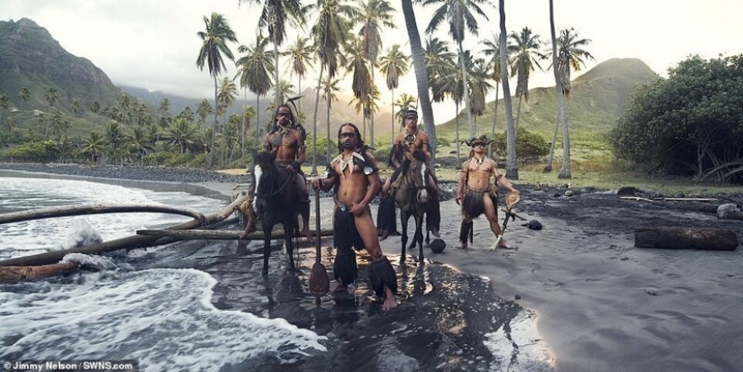 Secluded tribe with incredibly beautiful people in the lens Jimmy Nelson