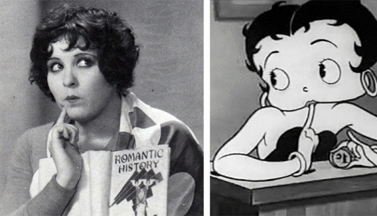 Seductora cantante Helen Kane — la primera bomba sexual del siglo 20, se convirtió en el héroe de los dibujos animados