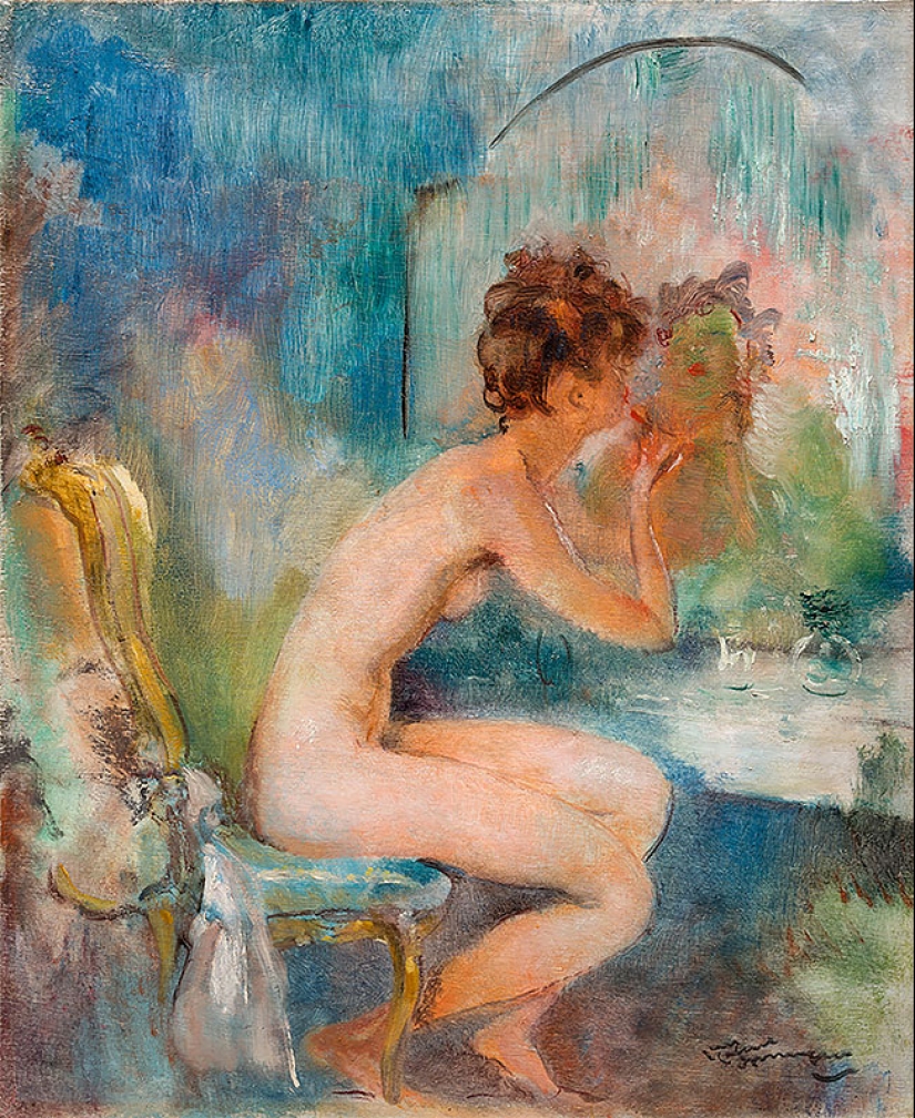 Seductoras mujeres parisinas en las pinturas del artista francés Jean-Gabriel Domergue