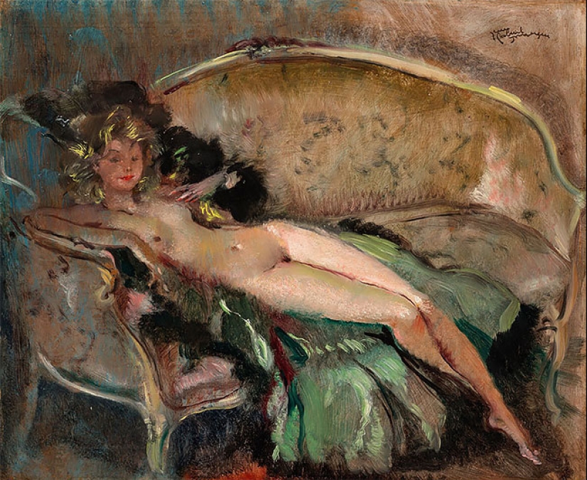 Seductoras mujeres parisinas en las pinturas del artista francés Jean-Gabriel Domergue