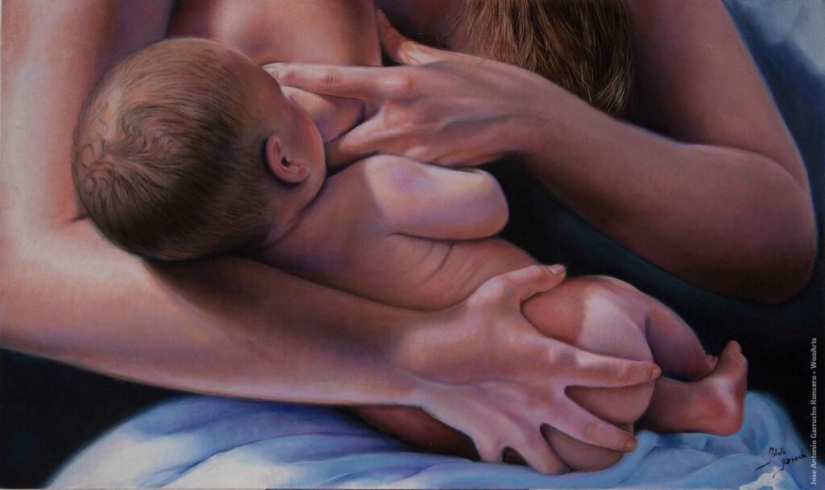 Sensual paintings by artist Hanto Garrucho