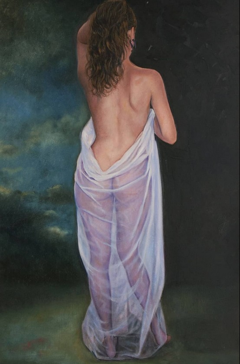 Sensual paintings by artist Hanto Garrucho