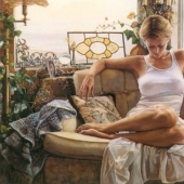 Sensual watercolors de Steve Hanks