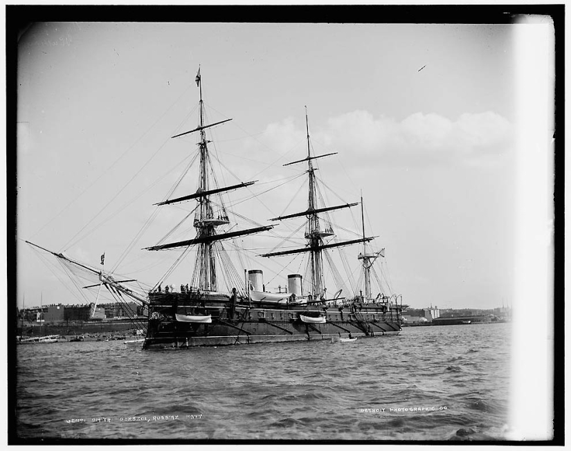 Ships and officers of the Russian Empire Navy in 1893