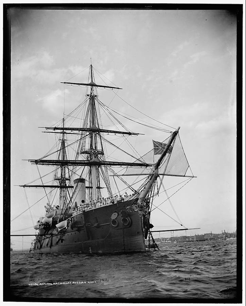 Ships and officers of the Russian Empire Navy in 1893