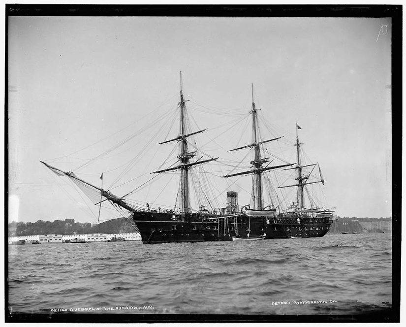 Ships and officers of the Russian Empire Navy in 1893