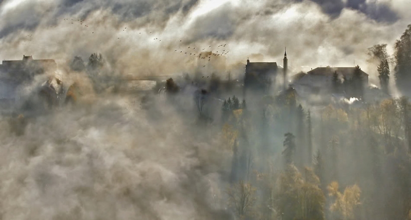 Slovenia from the height of bird flight