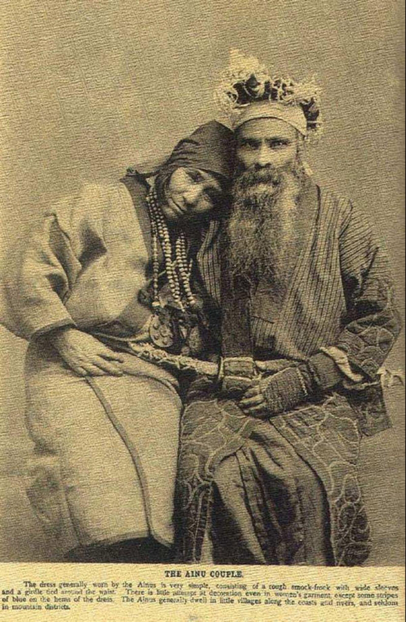 Smiles of Ainu women