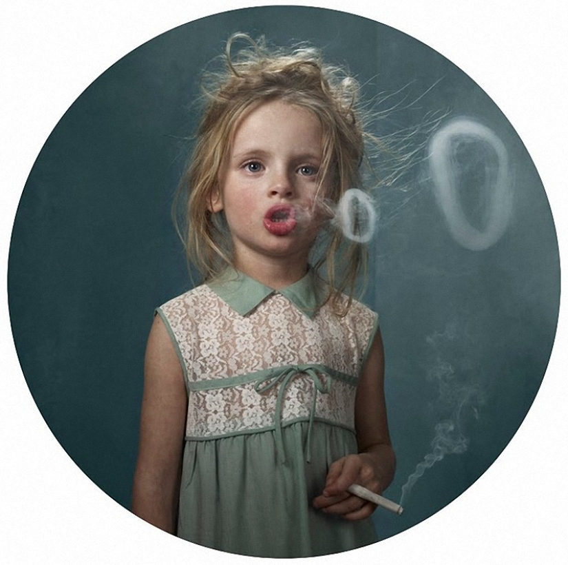 Smoking children