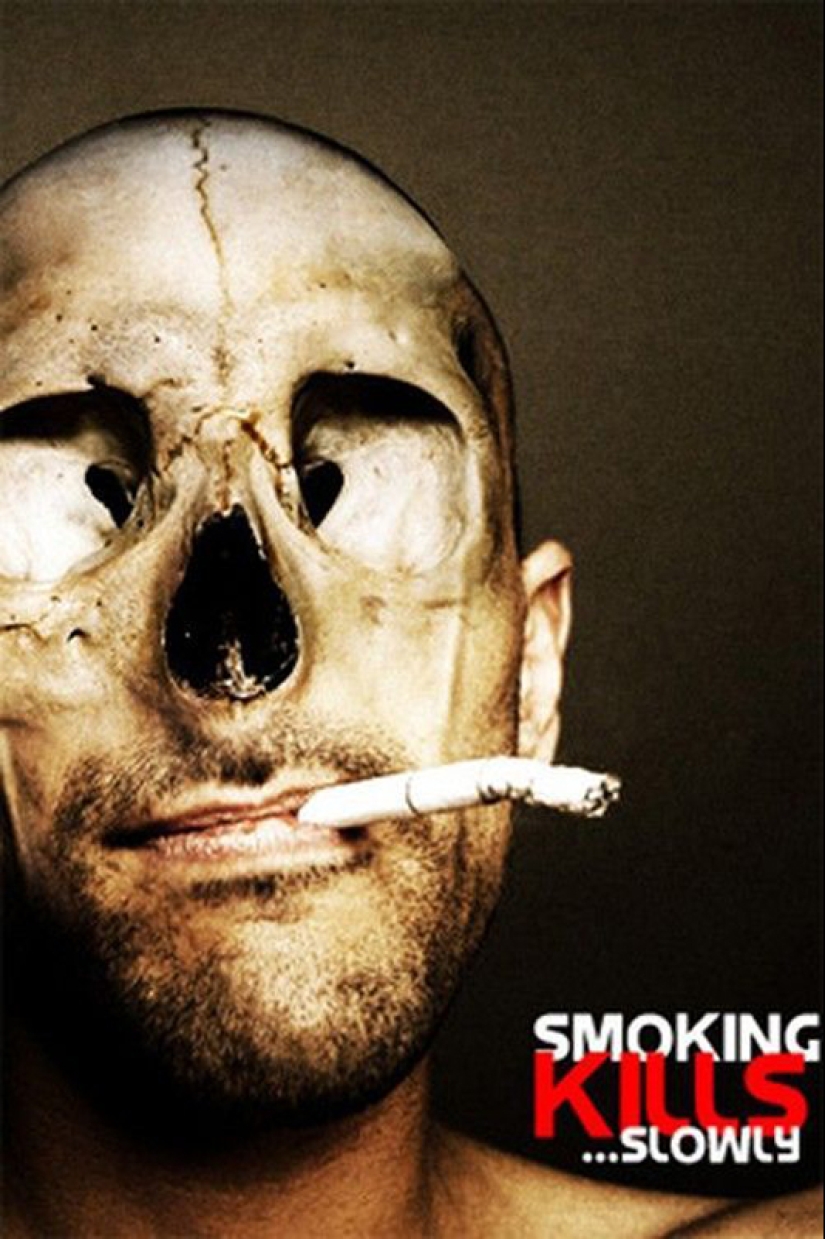 Smoking kills: Examples of the most shocking anti-smoking ads