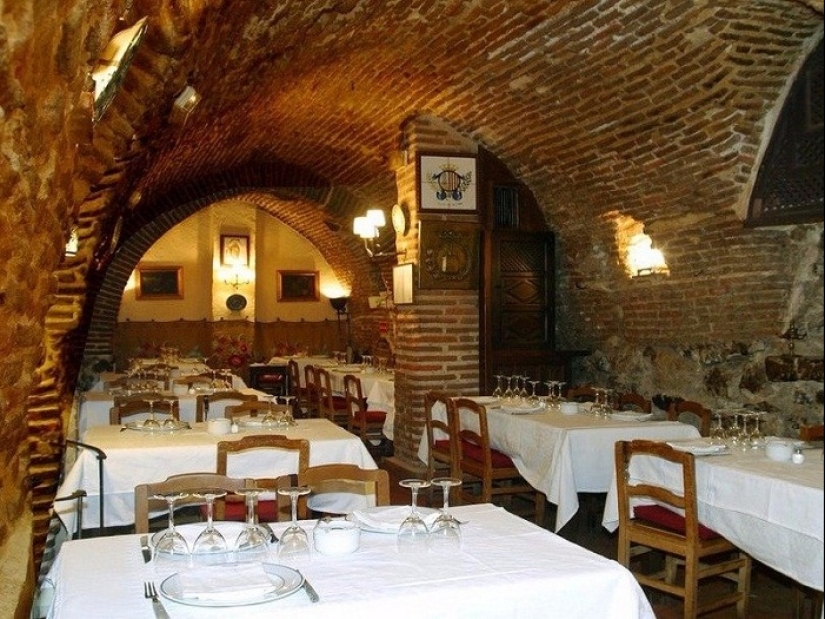 Sobrino de Botin is the oldest restaurant in Europe, which Hemingway loved and where Goya worked part—time in his youth