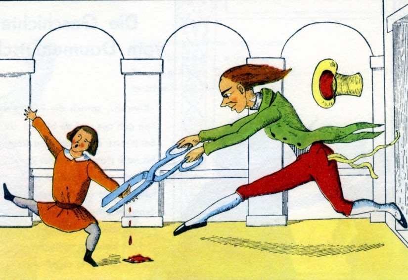 "Stepka-rastrepka" is a German book for children, which is more like a horror