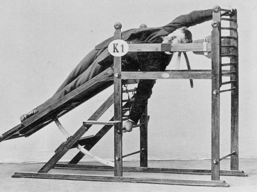 Strange and frightening exercise machines of the Victorian era