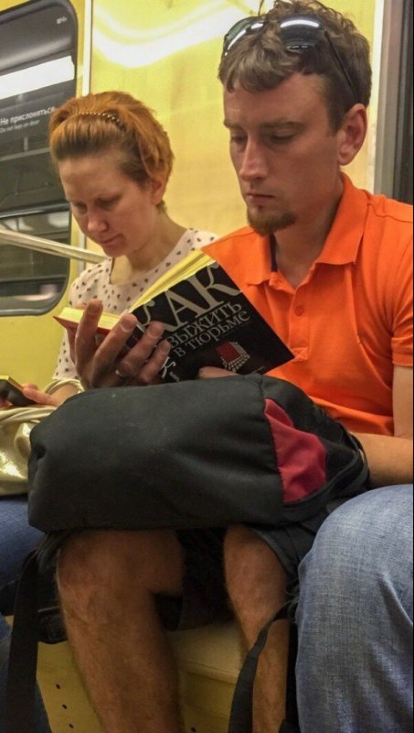 Strange book covers that can be found in transport