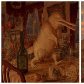 Strange creatures in the paintings of Peter Ferguson