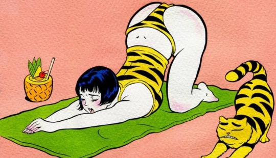 Strange erotic anime from Taiwanese artist Lin Pigo