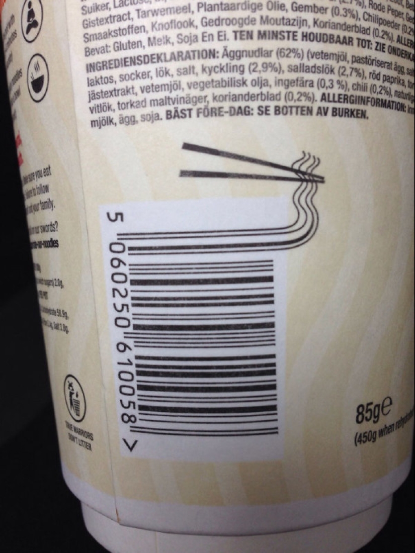 Striped patterns, how manufacturers moved away from boring barcode design