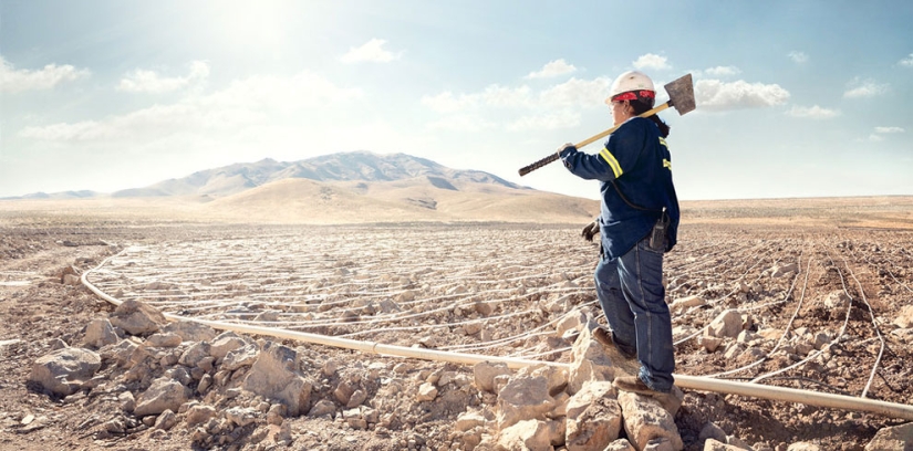 Strong women at a non-feminine job