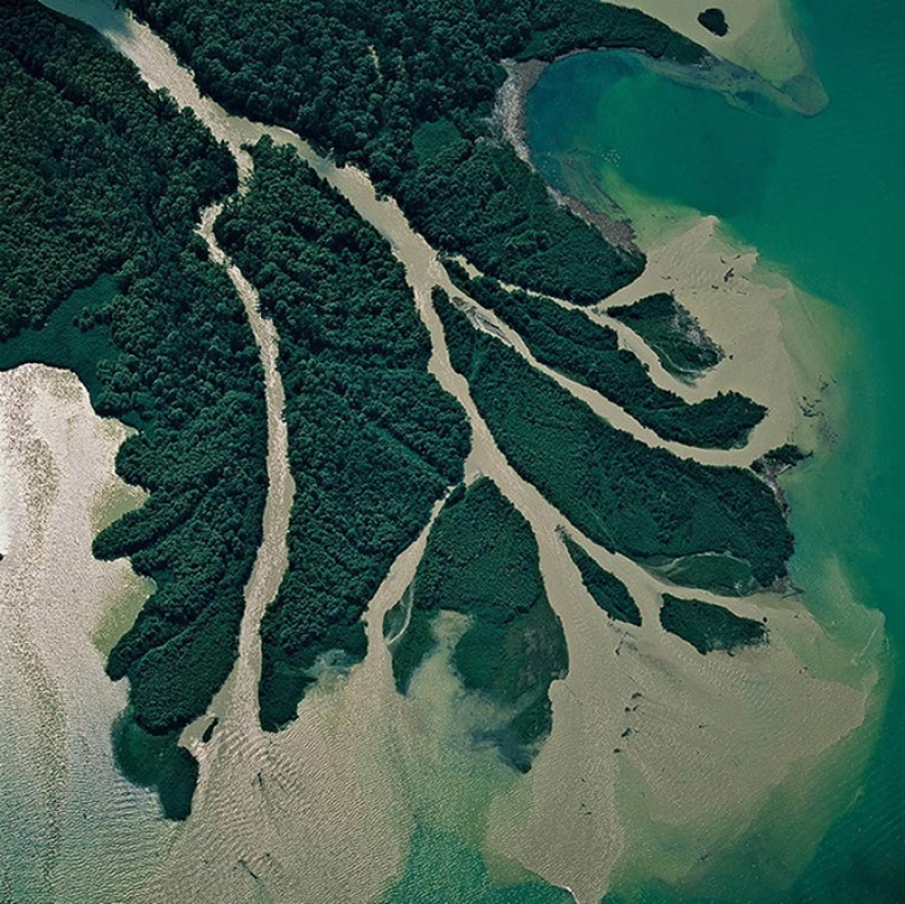 Stunning photos of reservoirs of the Earth from the air