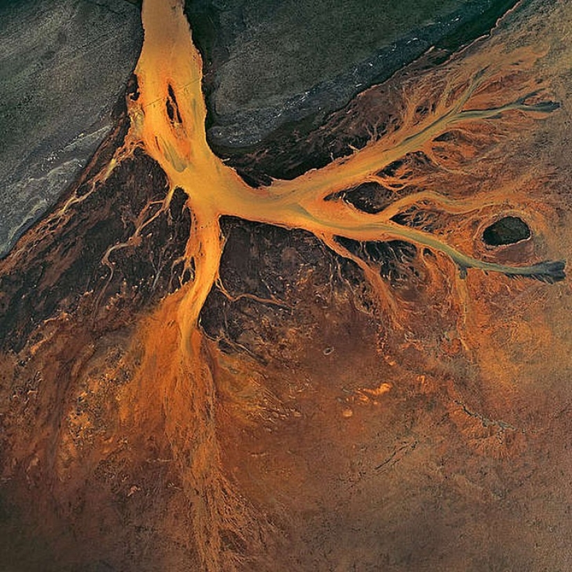 Stunning photos of reservoirs of the Earth from the air