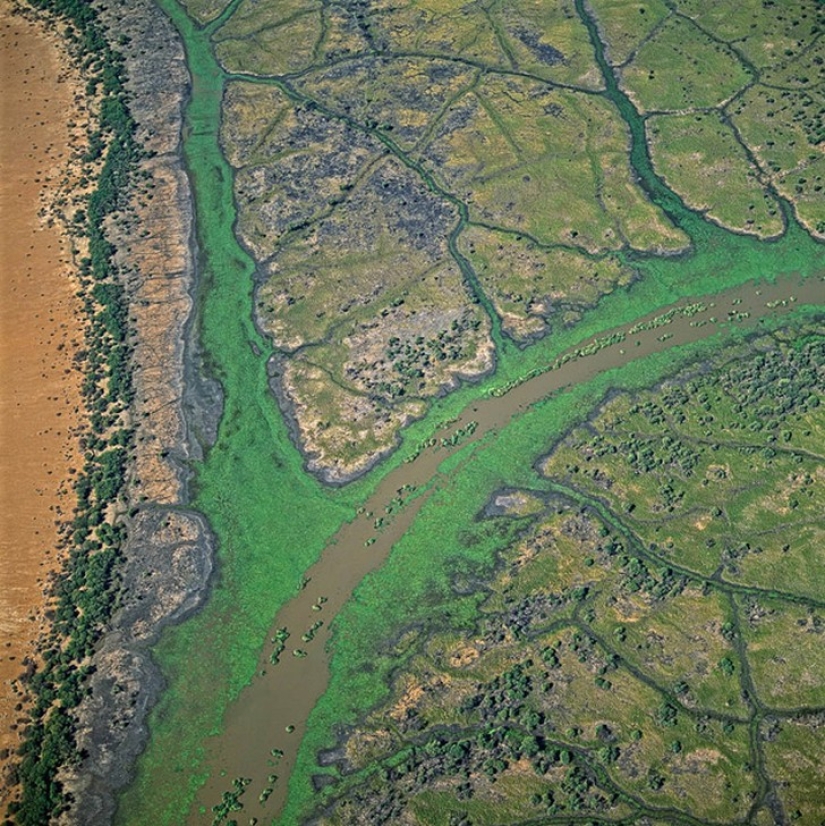 Stunning photos of reservoirs of the Earth from the air