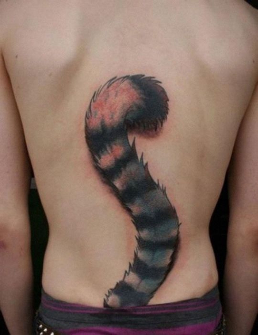 Stunning tattoos made in the most suitable place
