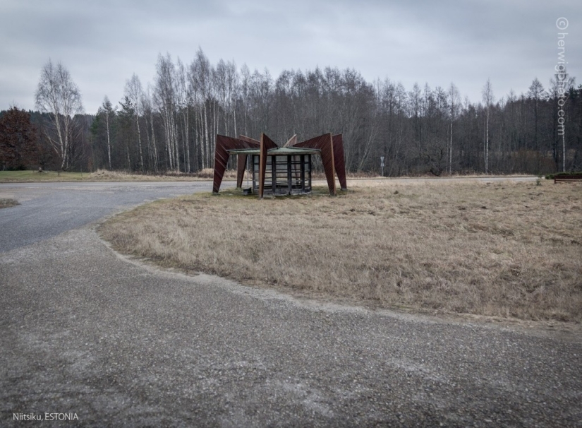 Such different Soviet bus stops in photographs by Christopher Herwig