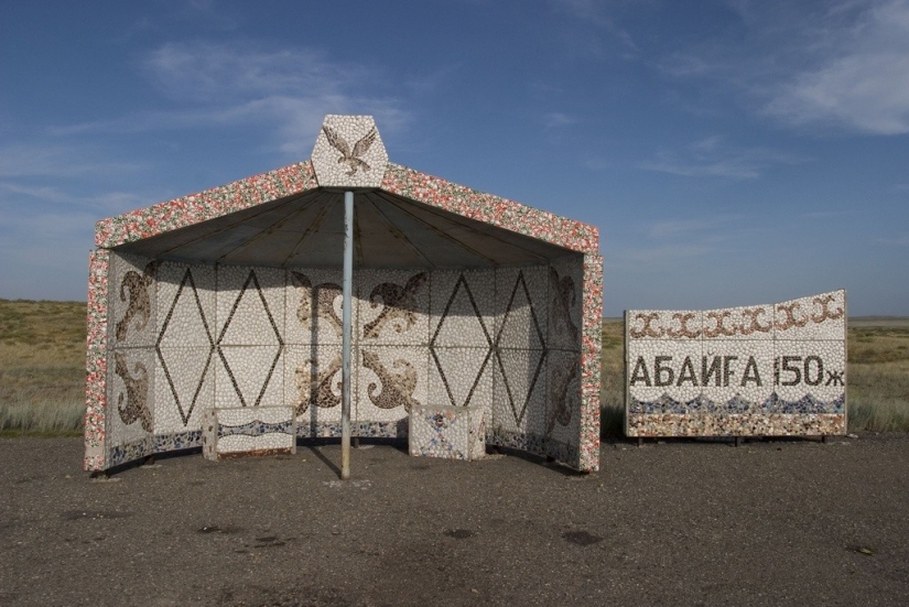 Such different Soviet bus stops in photographs by Christopher Herwig